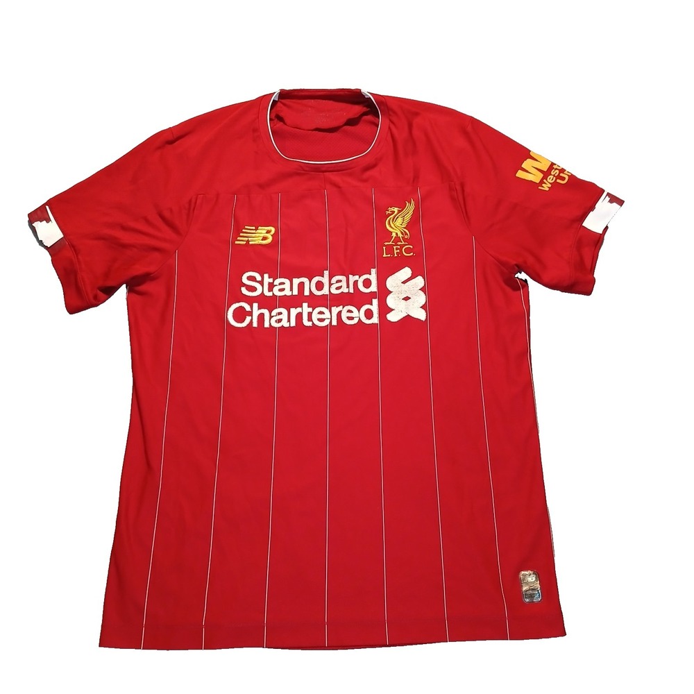 Liverpool‎ 2019-2020 Home Football Red Shirt Soccer Jersey New Balance Size M
